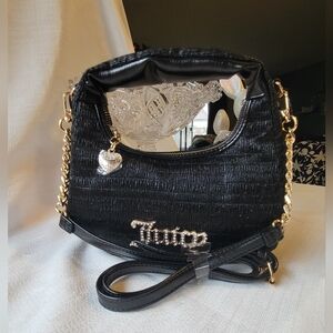 Juicy Couture Woven Women's Bag with Gold Accents